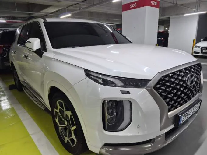 팰리세이드 2021년 137,000km SUV 수출 매입 사례 · 상사 주행거리 감가 극복 실제 거래 차량