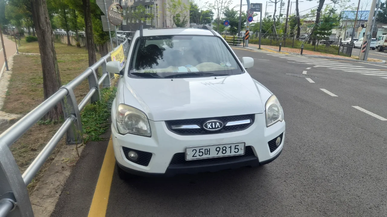 뉴스포티지VGT(2WD) 수출 견적 참고 · 2008년식 300,000km 거래사례 실제 거래 차량
